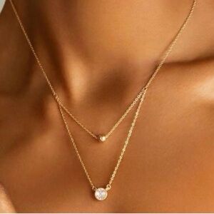 Marilyn Schiff double Layered Necklace - they say waterproof